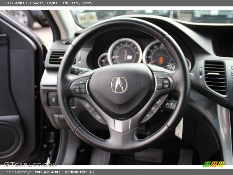 Crystal Black Pearl / Ebony 2011 Acura TSX Sedan