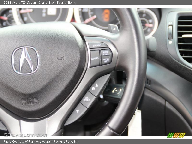 Crystal Black Pearl / Ebony 2011 Acura TSX Sedan