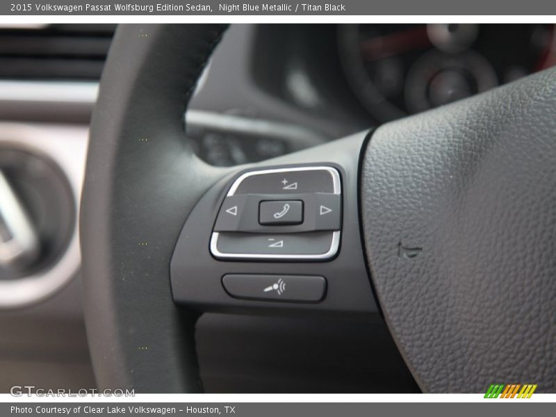Night Blue Metallic / Titan Black 2015 Volkswagen Passat Wolfsburg Edition Sedan