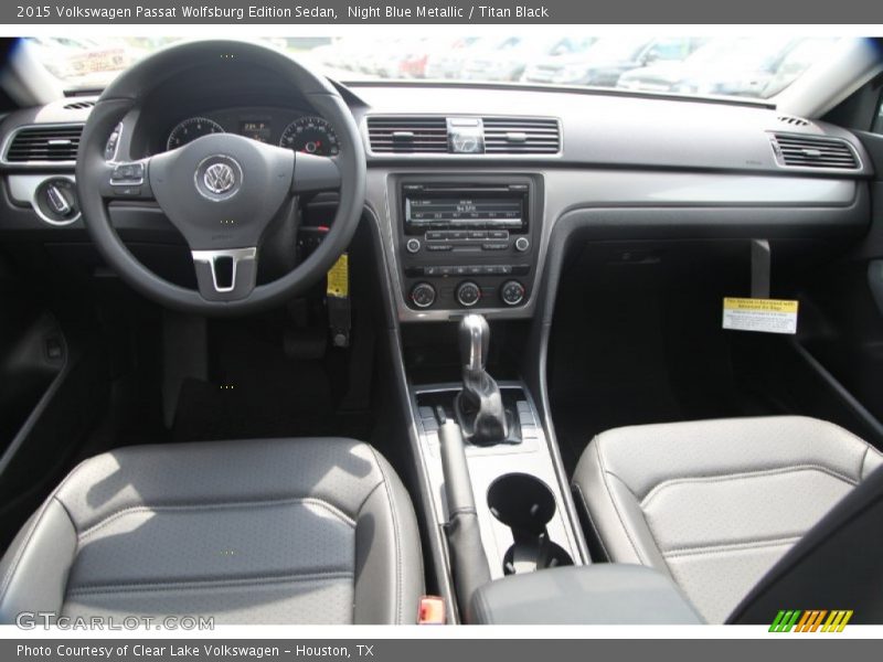 Night Blue Metallic / Titan Black 2015 Volkswagen Passat Wolfsburg Edition Sedan