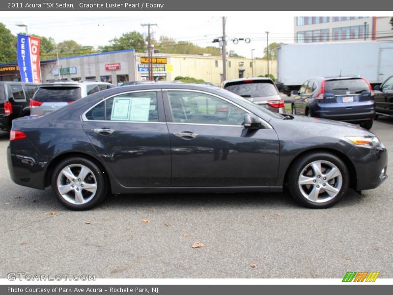 Graphite Luster Pearl / Ebony 2011 Acura TSX Sedan