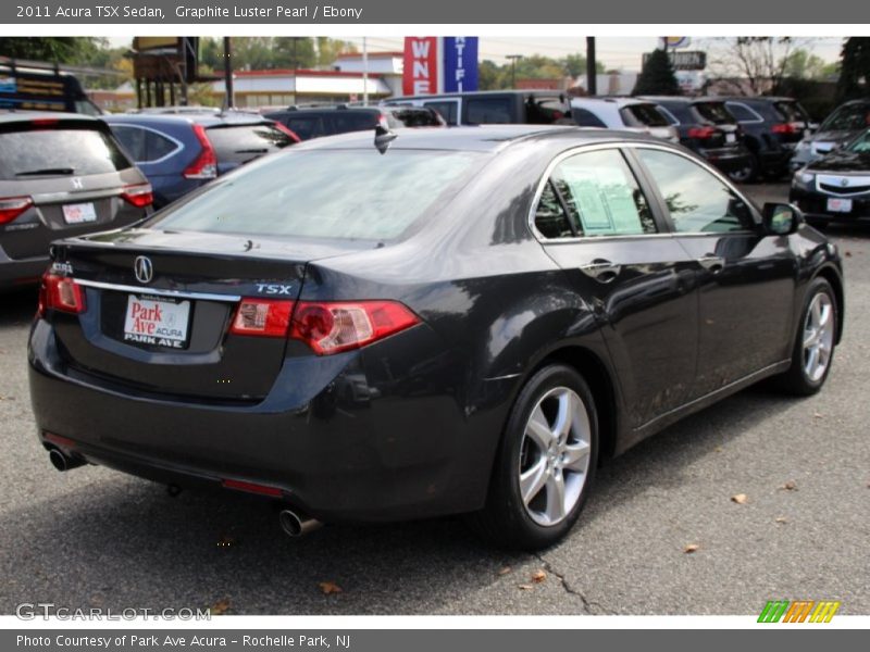 Graphite Luster Pearl / Ebony 2011 Acura TSX Sedan