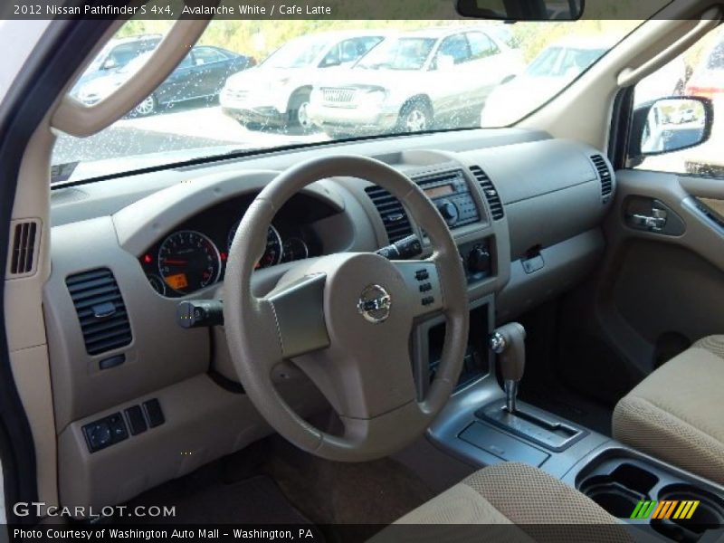 Avalanche White / Cafe Latte 2012 Nissan Pathfinder S 4x4