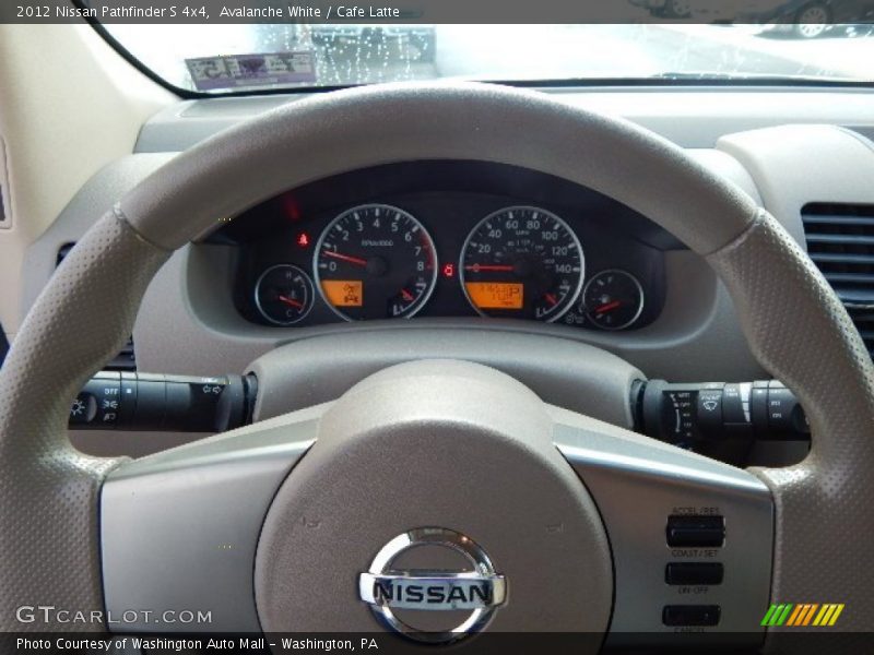 Avalanche White / Cafe Latte 2012 Nissan Pathfinder S 4x4