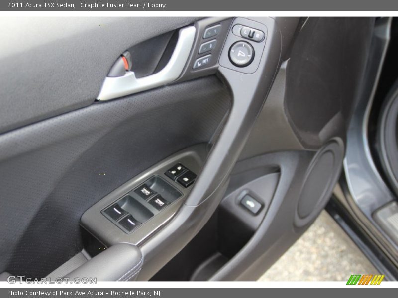 Graphite Luster Pearl / Ebony 2011 Acura TSX Sedan