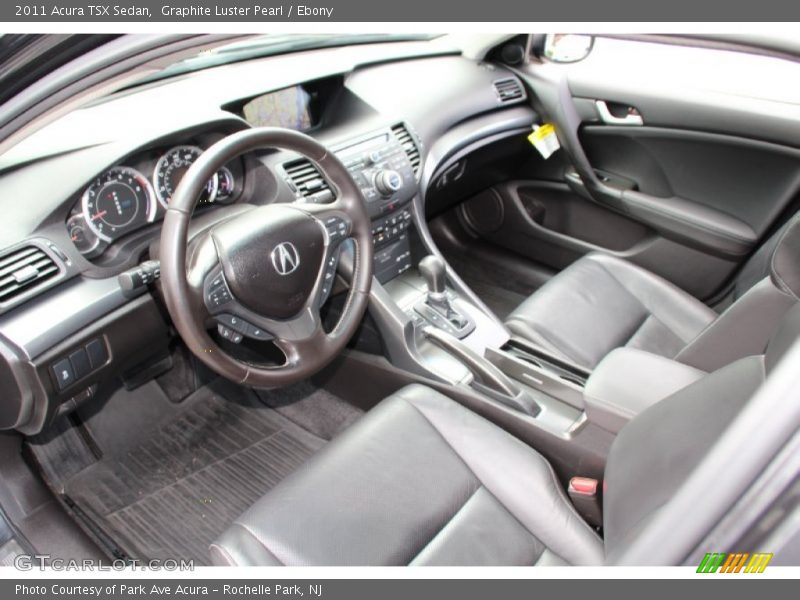 Graphite Luster Pearl / Ebony 2011 Acura TSX Sedan