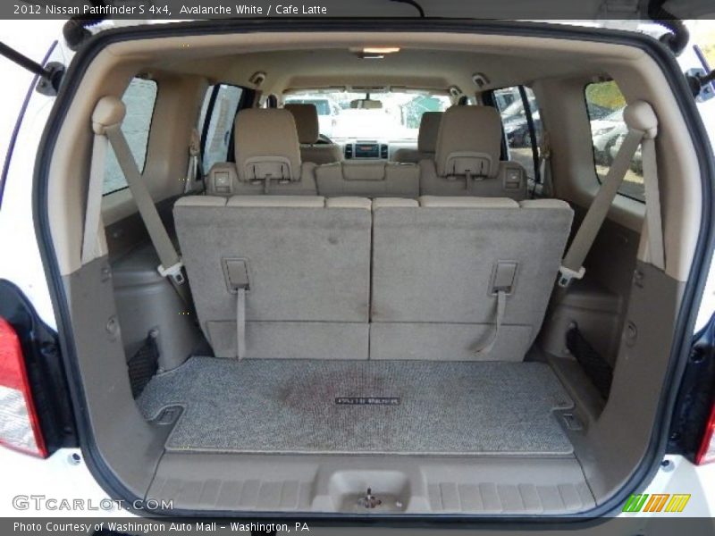 Avalanche White / Cafe Latte 2012 Nissan Pathfinder S 4x4