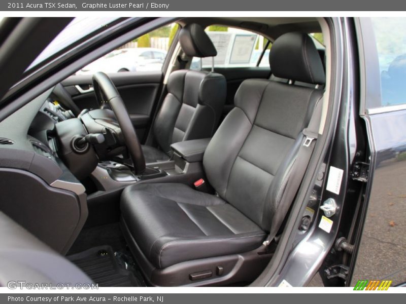 Graphite Luster Pearl / Ebony 2011 Acura TSX Sedan