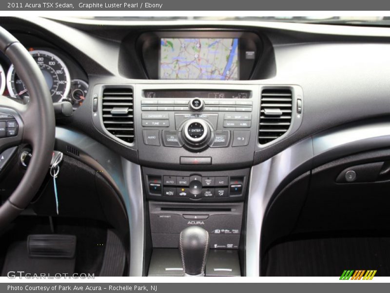 Graphite Luster Pearl / Ebony 2011 Acura TSX Sedan