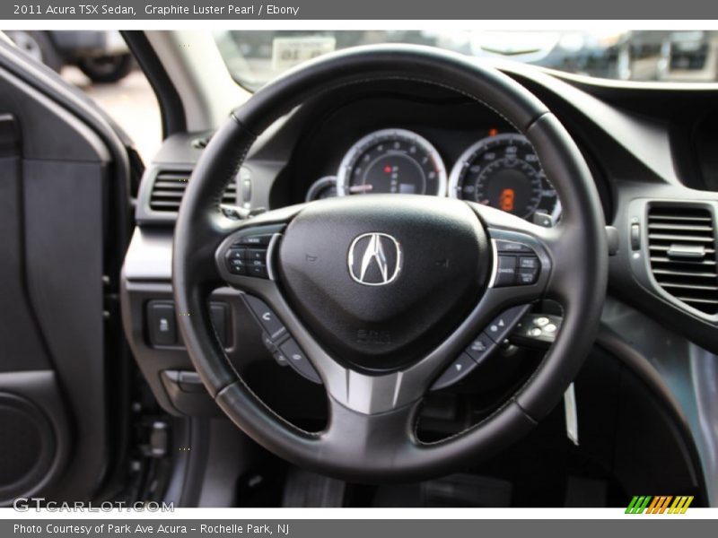Graphite Luster Pearl / Ebony 2011 Acura TSX Sedan