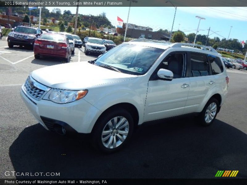 Satin White Pearl / Platinum 2011 Subaru Forester 2.5 X Touring