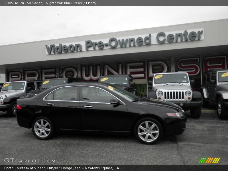 Nighthawk Black Pearl / Ebony 2005 Acura TSX Sedan