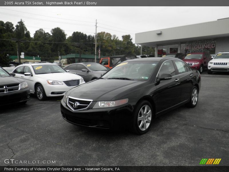 Nighthawk Black Pearl / Ebony 2005 Acura TSX Sedan