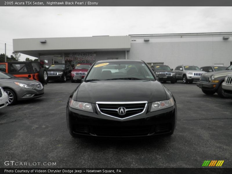Nighthawk Black Pearl / Ebony 2005 Acura TSX Sedan