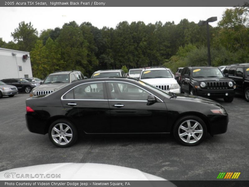 Nighthawk Black Pearl / Ebony 2005 Acura TSX Sedan