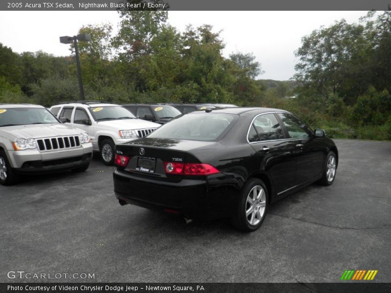 Nighthawk Black Pearl / Ebony 2005 Acura TSX Sedan