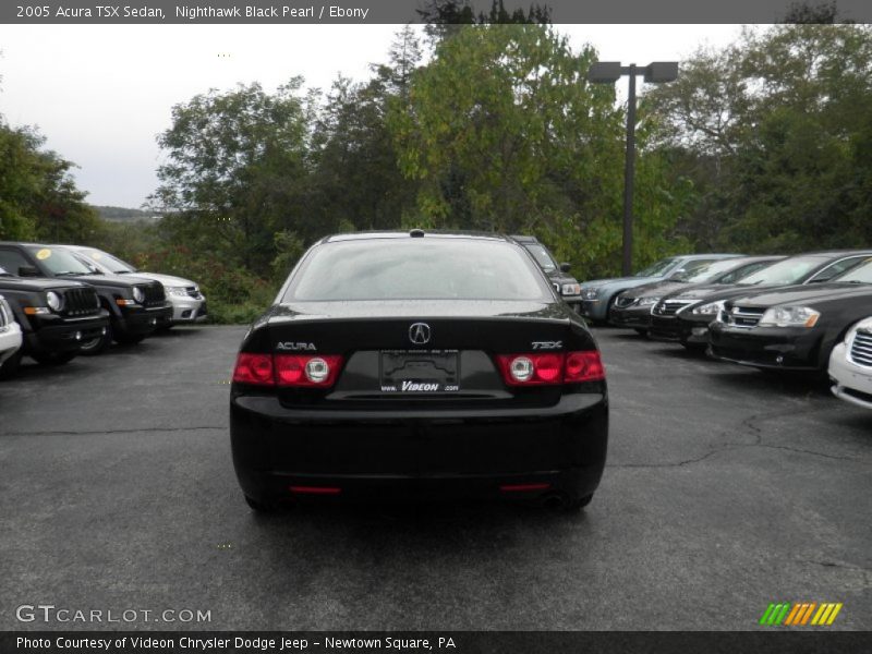 Nighthawk Black Pearl / Ebony 2005 Acura TSX Sedan