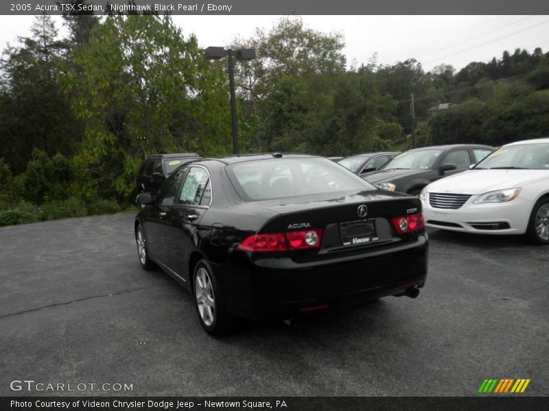 Nighthawk Black Pearl / Ebony 2005 Acura TSX Sedan