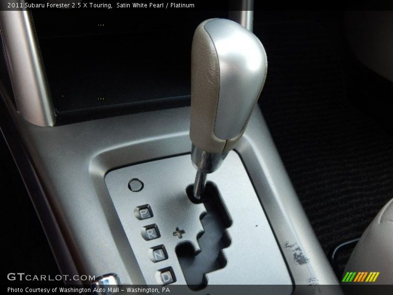 Satin White Pearl / Platinum 2011 Subaru Forester 2.5 X Touring