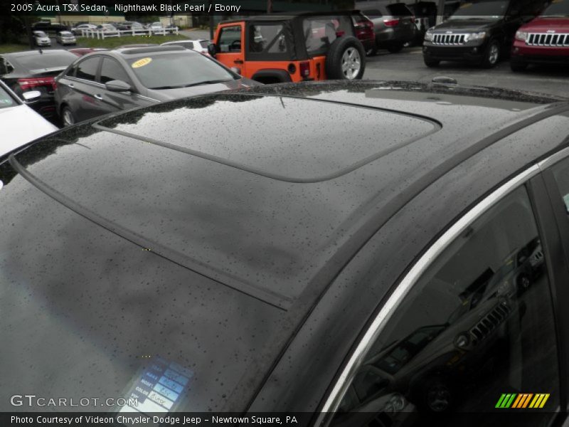 Nighthawk Black Pearl / Ebony 2005 Acura TSX Sedan