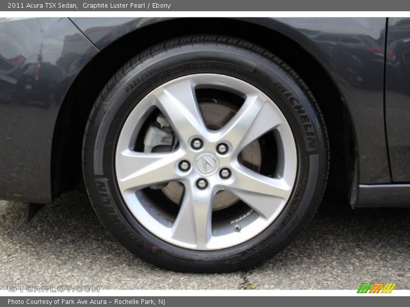 Graphite Luster Pearl / Ebony 2011 Acura TSX Sedan