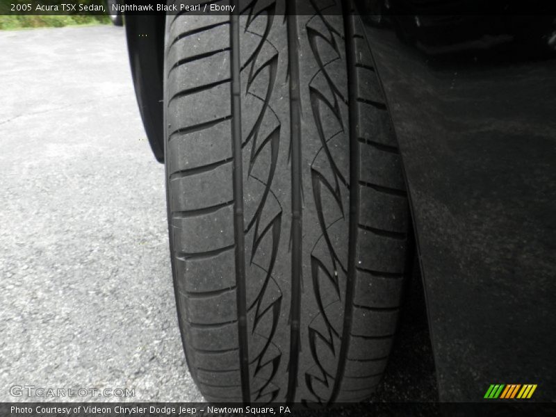 Nighthawk Black Pearl / Ebony 2005 Acura TSX Sedan