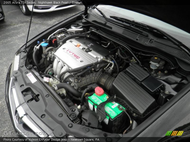 Nighthawk Black Pearl / Ebony 2005 Acura TSX Sedan
