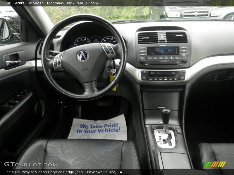 Nighthawk Black Pearl / Ebony 2005 Acura TSX Sedan