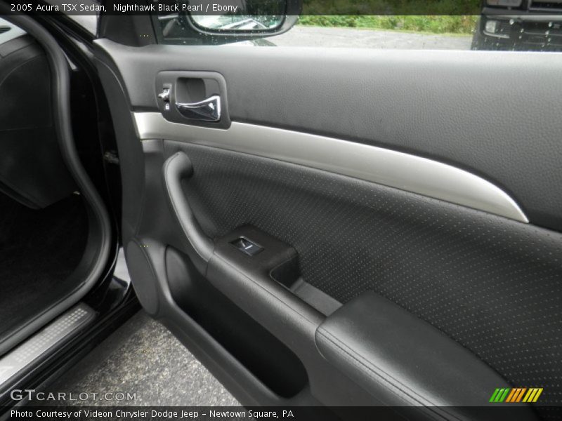 Nighthawk Black Pearl / Ebony 2005 Acura TSX Sedan