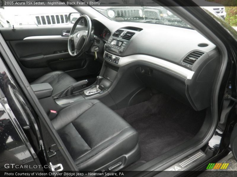 Nighthawk Black Pearl / Ebony 2005 Acura TSX Sedan