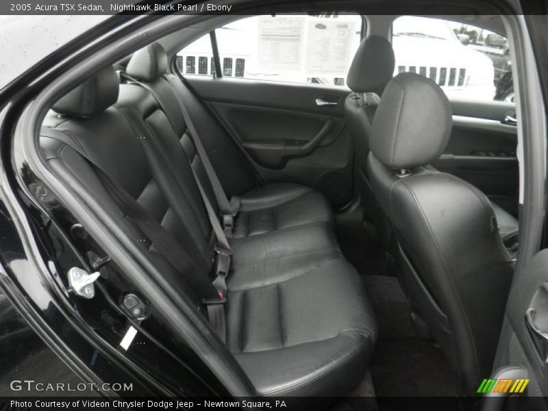 Nighthawk Black Pearl / Ebony 2005 Acura TSX Sedan