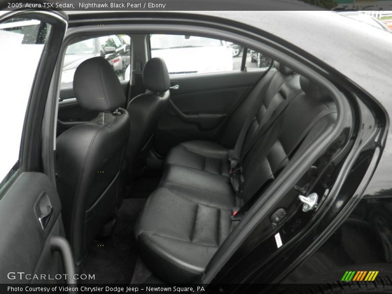 Nighthawk Black Pearl / Ebony 2005 Acura TSX Sedan
