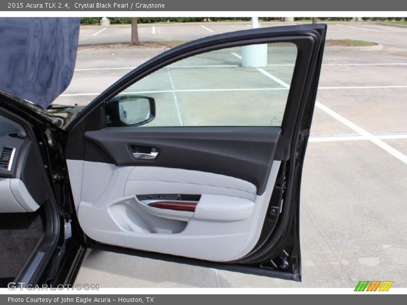 Crystal Black Pearl / Graystone 2015 Acura TLX 2.4