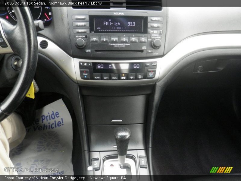 Nighthawk Black Pearl / Ebony 2005 Acura TSX Sedan