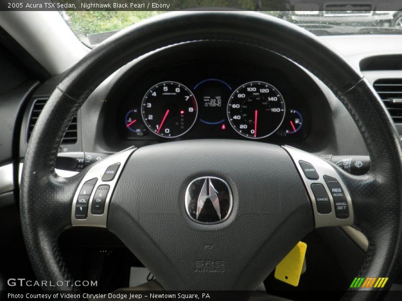 Nighthawk Black Pearl / Ebony 2005 Acura TSX Sedan