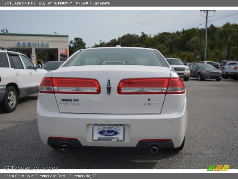 White Platinum Tri-Coat / Cashmere 2011 Lincoln MKZ FWD
