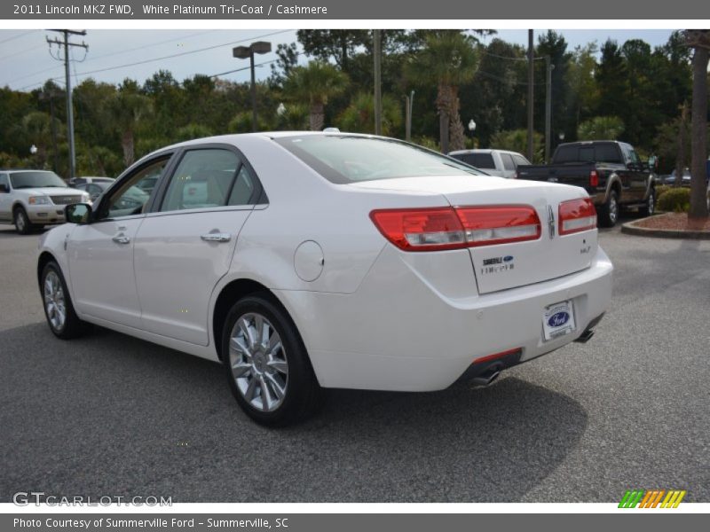 White Platinum Tri-Coat / Cashmere 2011 Lincoln MKZ FWD