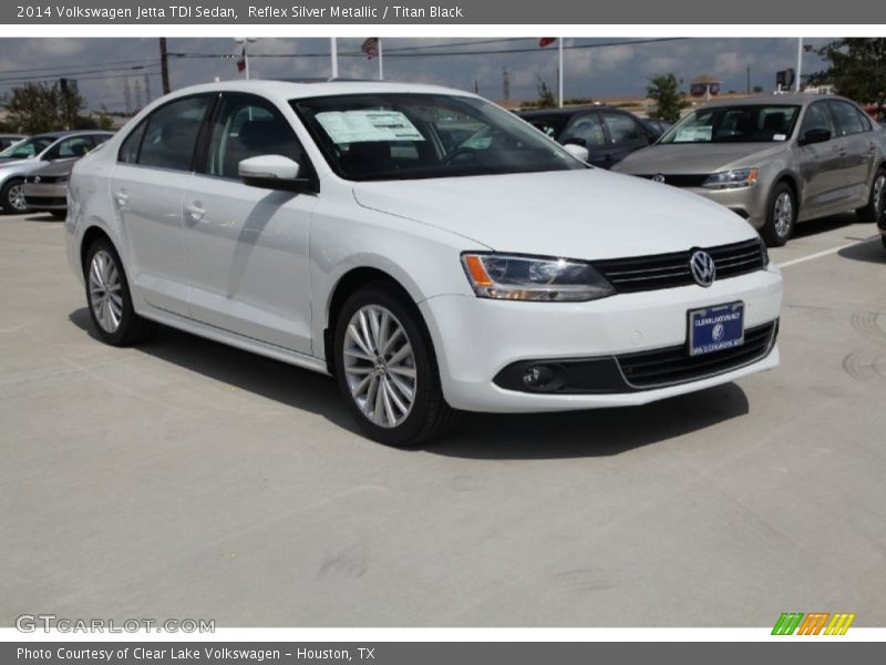 Reflex Silver Metallic / Titan Black 2014 Volkswagen Jetta TDI Sedan