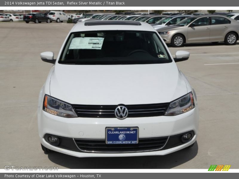 Reflex Silver Metallic / Titan Black 2014 Volkswagen Jetta TDI Sedan