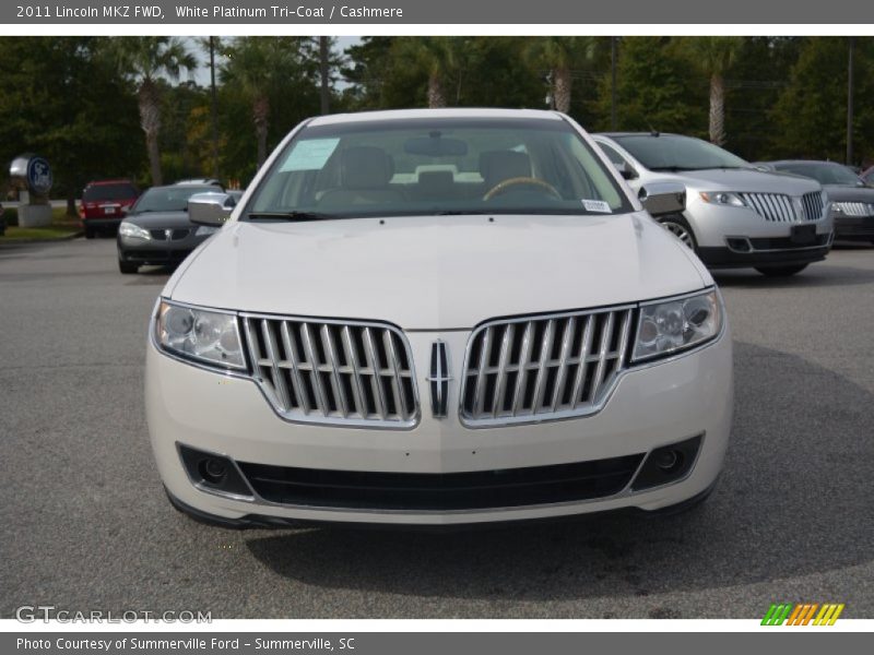 White Platinum Tri-Coat / Cashmere 2011 Lincoln MKZ FWD