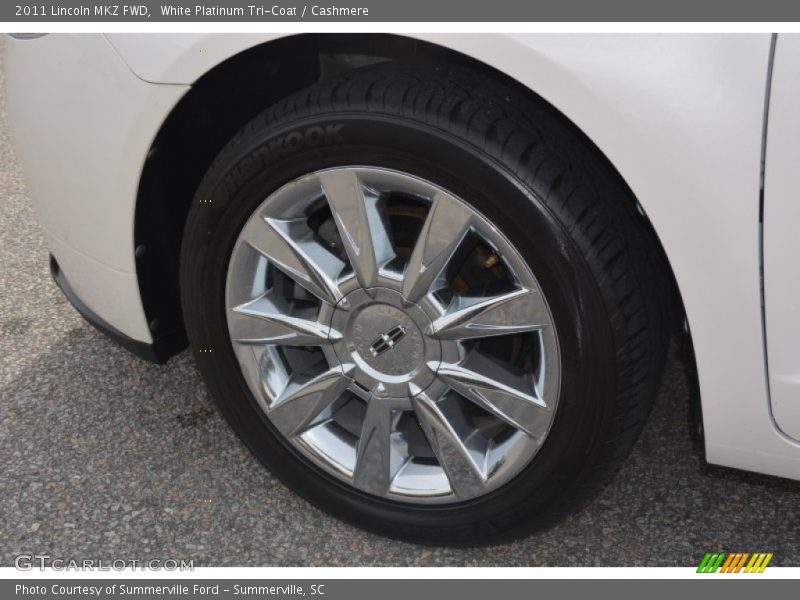 White Platinum Tri-Coat / Cashmere 2011 Lincoln MKZ FWD