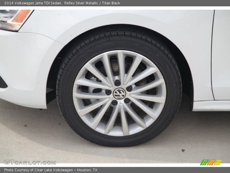 Reflex Silver Metallic / Titan Black 2014 Volkswagen Jetta TDI Sedan