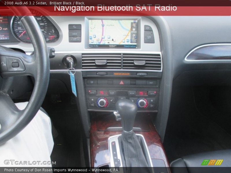 Brilliant Black / Black 2008 Audi A6 3.2 Sedan