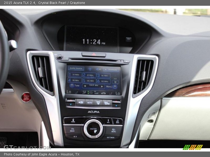 Crystal Black Pearl / Graystone 2015 Acura TLX 2.4