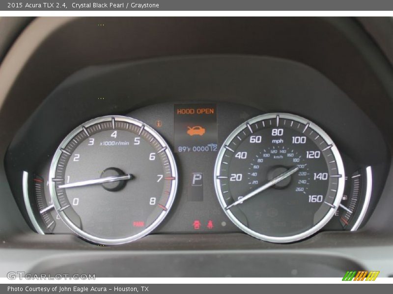 Crystal Black Pearl / Graystone 2015 Acura TLX 2.4