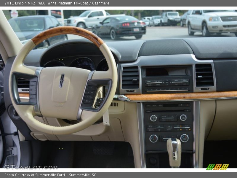 White Platinum Tri-Coat / Cashmere 2011 Lincoln MKZ FWD