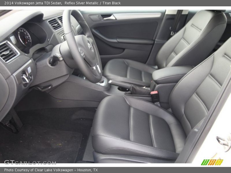 Reflex Silver Metallic / Titan Black 2014 Volkswagen Jetta TDI Sedan