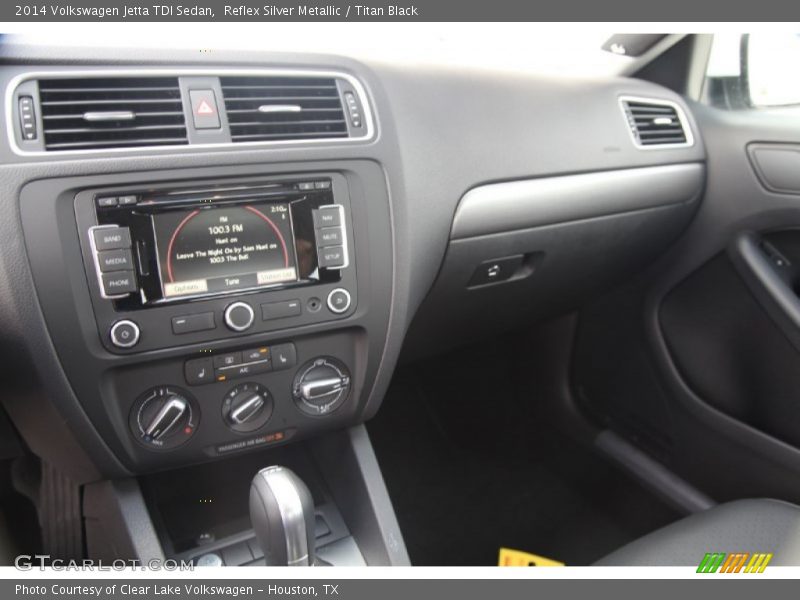 Reflex Silver Metallic / Titan Black 2014 Volkswagen Jetta TDI Sedan