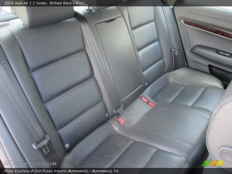 Brilliant Black / Black 2008 Audi A6 3.2 Sedan