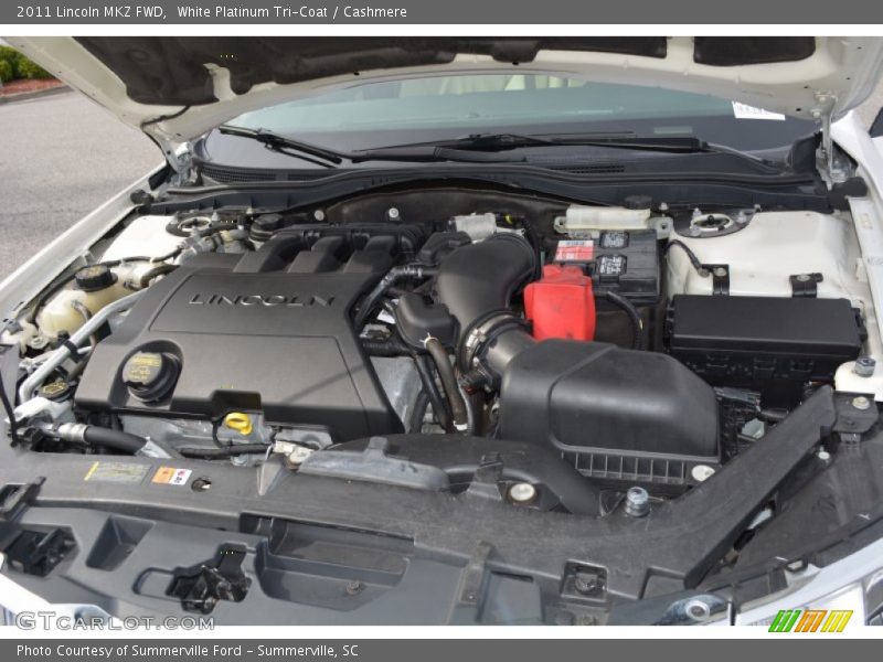 White Platinum Tri-Coat / Cashmere 2011 Lincoln MKZ FWD